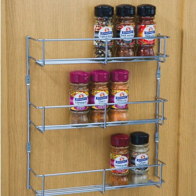 543.12.230-Chrome-Linear-Three-Tier-Door-Spice-Packet-Rack