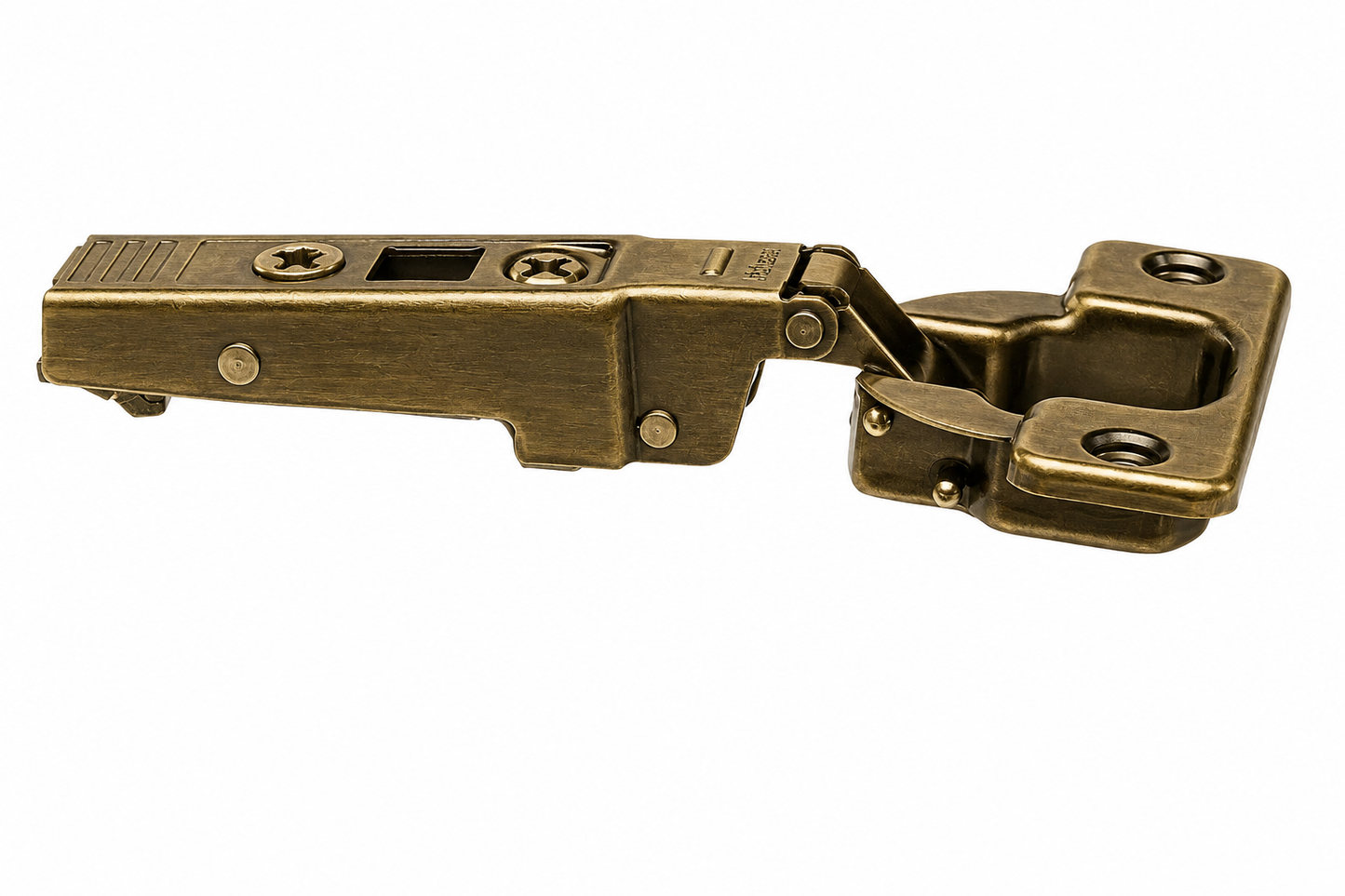 Blum 70T9550 UNSPRUNG 95° ANTIQUE BRASS Profile Thick Door Overlay Hinge