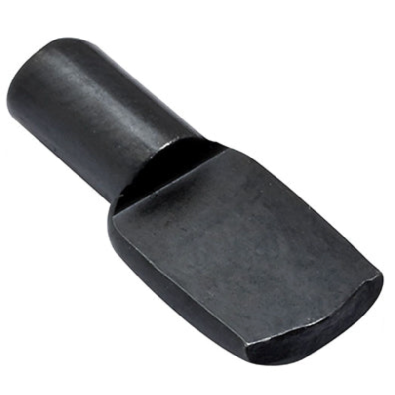 7mm Shelf Support Pins Spoon Shaped Black