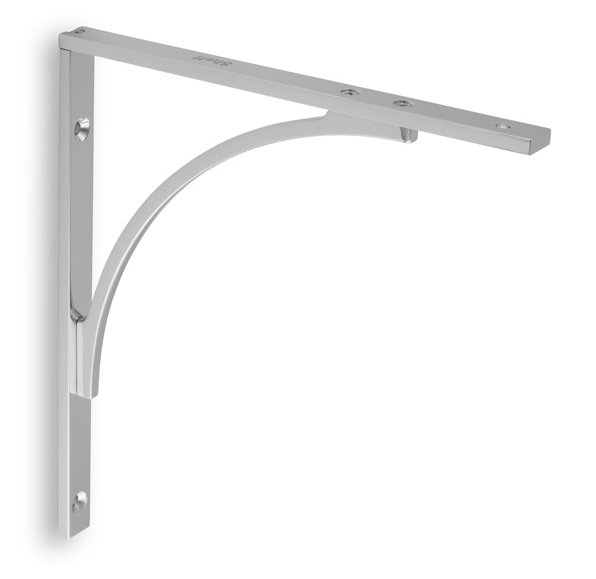 Alexander and Wilks Eden Solid Shelf Bracket Polished Chrome