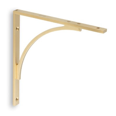 Alexander and Wilks Eden Solid Shelf Bracket Satin Brass