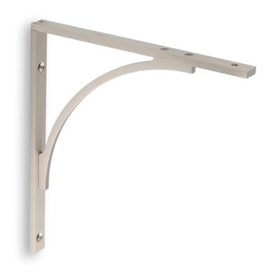 Alexander and Wilks Eden Solid Shelf Bracket Satin Nickel