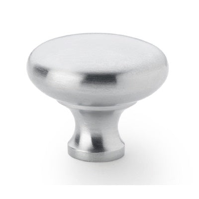 Alexander and Wilks Wade Round Cabinet Knob Satin Chrome