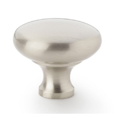 Alexander and Wilks Wade Round Cabinet Knob Satin Nickel
