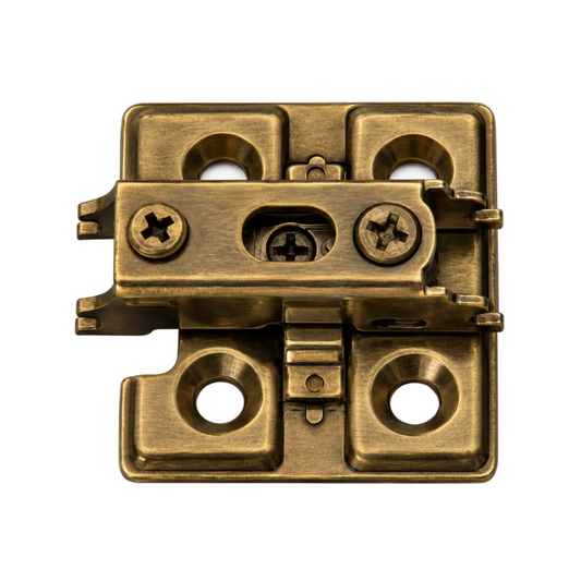 Sugatsune Mounting Plate for J95 ANTIQUE BRASS 0mm Spacing
