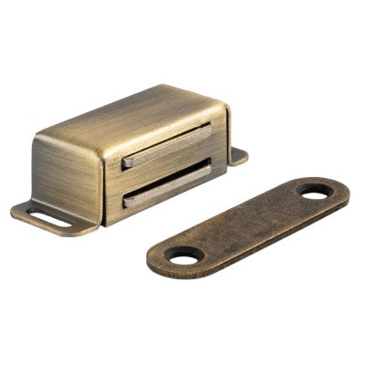 Antique Brass Magnetic Door Catch 6-8kg Pull