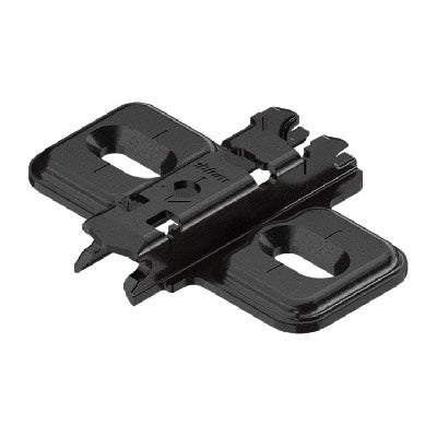 Blum-173L6100-OB-Onyx-Black-Hinge-Mounting-Plate-Cruciform-0mm-Spacing