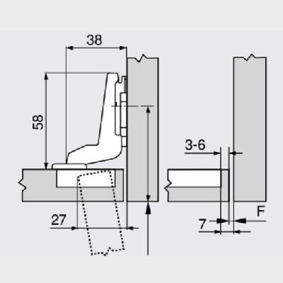 Blum-91M2750-Modul-100°-Inset-cabinet-Hinge