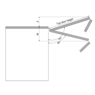 Blum-Aventos-HF-83-104-deg-20F7051-Opening-Angle-Stop-20F7011