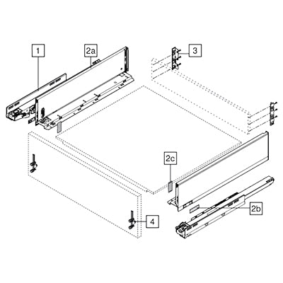 Blum-Legrabox-Drawer-Set-K-Height