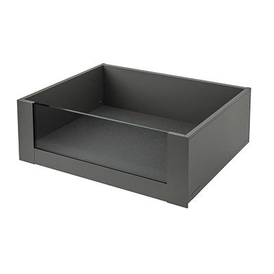 Blum-Orion-Grey-INTERNAL-Drawer-Set-Pure-C-Height-Glass