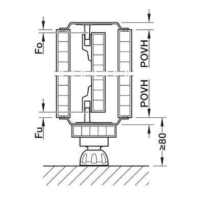 Blum REVEGO Uno Pocket Connector for Plinth Application