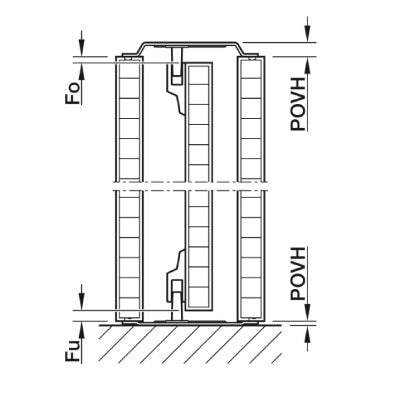 Blum REVEGO Uno Pocket Connector Without Plinth