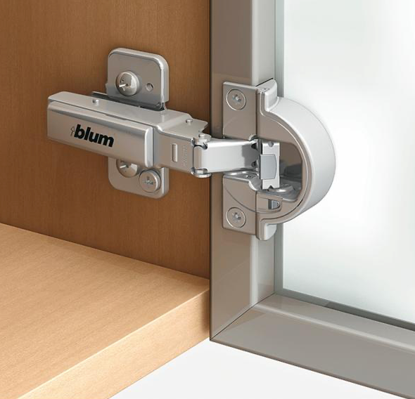 Blum 71B950A Blumotion 95° Overlay Aluminium Frame Cabinet Hinge