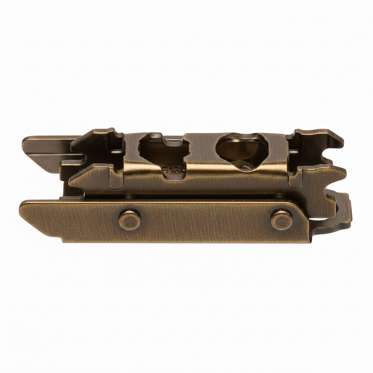 Blum Mounting Plate 175H3130 ANTIQUE BRASS In-Line 3mm Spacing