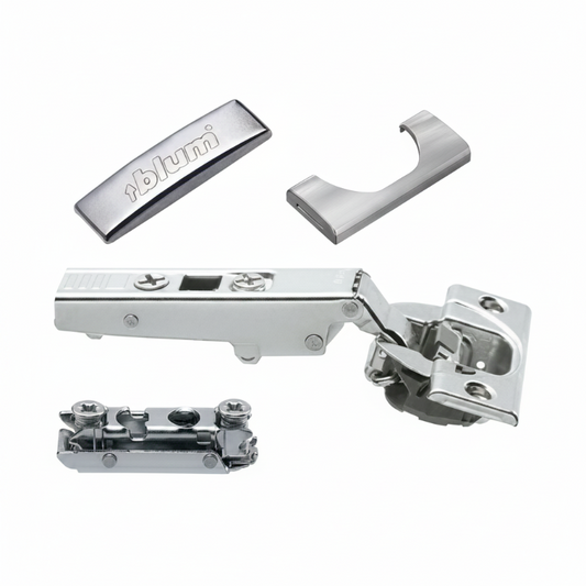 Blum Soft Close 110° Full Overlay Cabinet Hinge Set