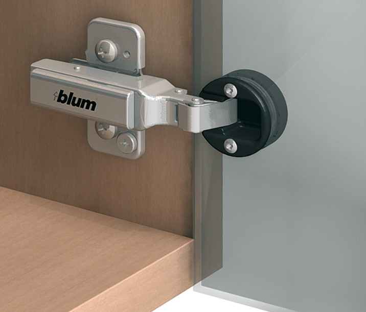 Blum 75T4200 Sprung 94° Half Overlay Glass Door Hinge