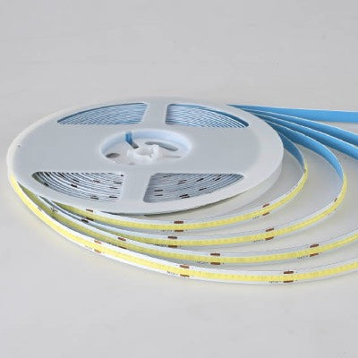 Bright-LED-COB-Tape-Flexible-5m-Strip-Light-8mm-12V-Led-Tape