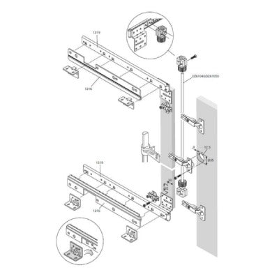 Cabinet-Pocket-Pivot-Door-Synchronised-accessory-Control-Accuride-1316