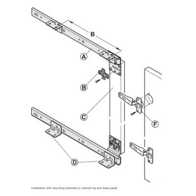 Cabinet-Pocket-Pivot-Sliding-Door-Gear-450mm-Accuride-1319-