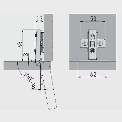 Cabinet-standard-Sprung-Hinge-ZP-CONL09-BE