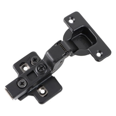 Cabinet Hinge Soft Close 100° SATIN BLACK Inset Set Two