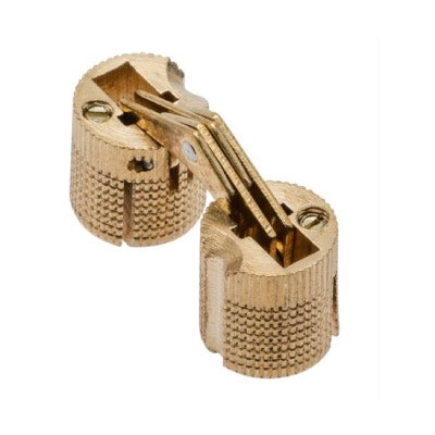 Cabinet Hinge Solid Brass 180° Barrel Cylinder