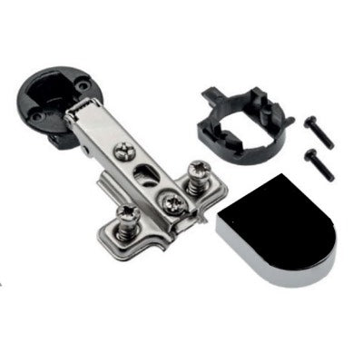 Cabinet Hinge Sprung 95° Full Overlay Glass Door D-Shape