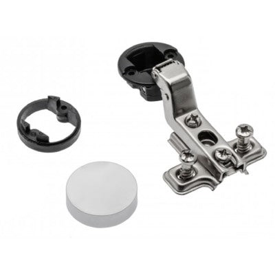Cabinet Hinge Sprung 95° Inset Glass Door Round