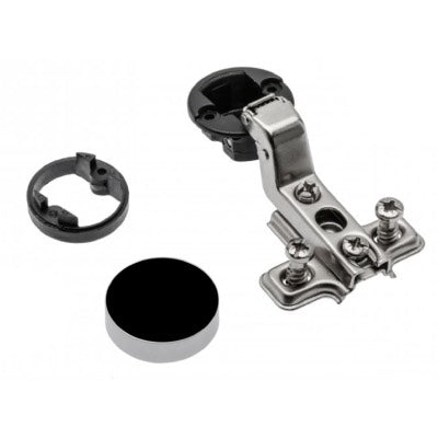 Cabinet Hinge Sprung 95° Inset Glass Door Round