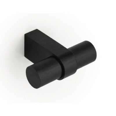 Cabinet T-Knob Cupboard Door Knob Black Torre