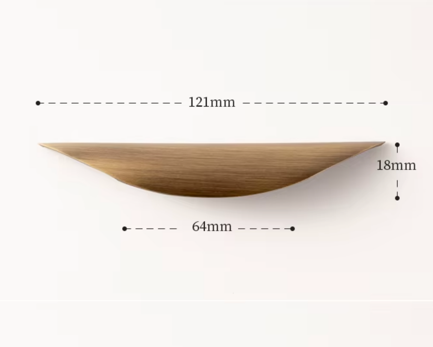 Cabinet Cup Handle Leaf Collection Brushed Antique Brass