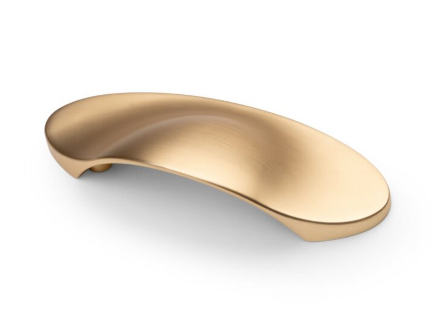 Cabinet Cup Pull Handle SHELL Matt Brushed Gold