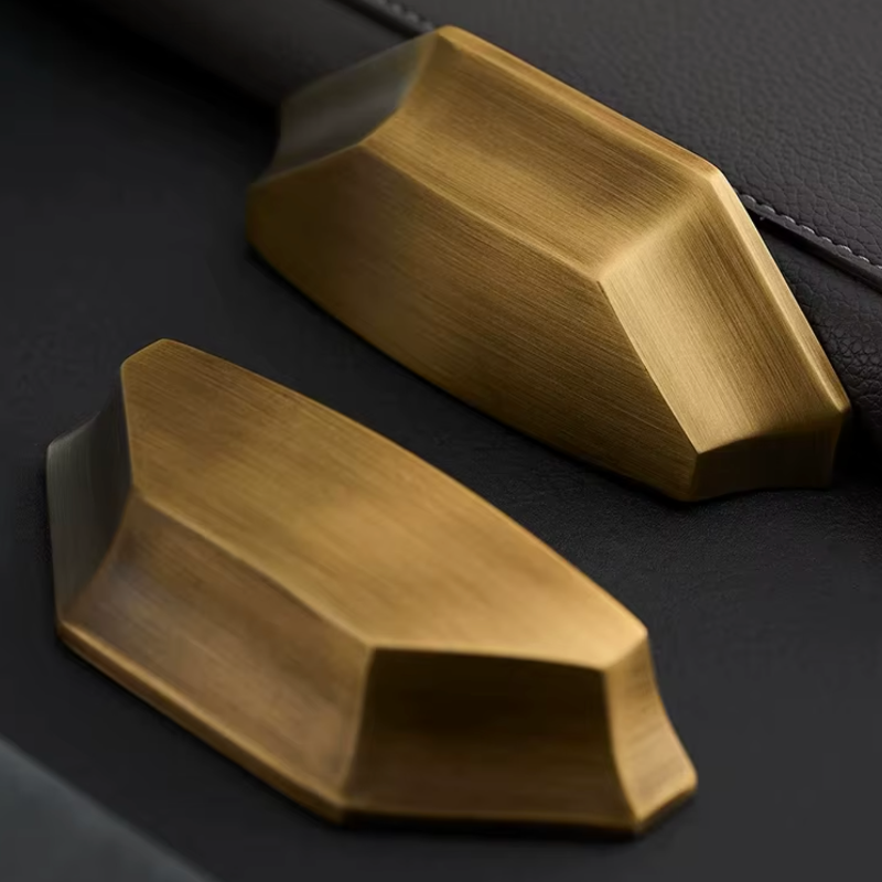 Cabinet Cup Handle Shell Collection Brushed Brass