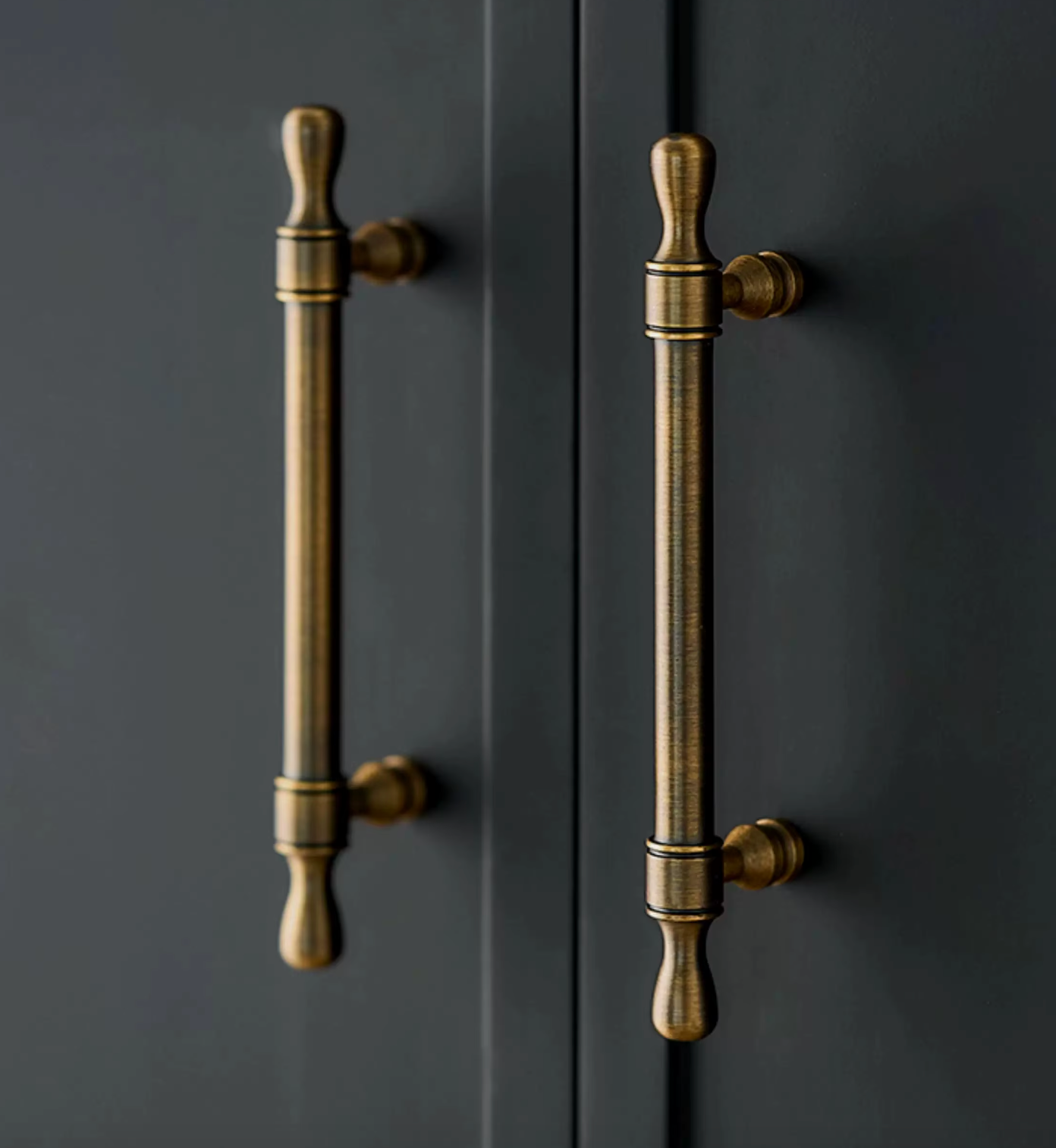 Cabinet Handles Water Droplet Collection Brushed Antique Brass