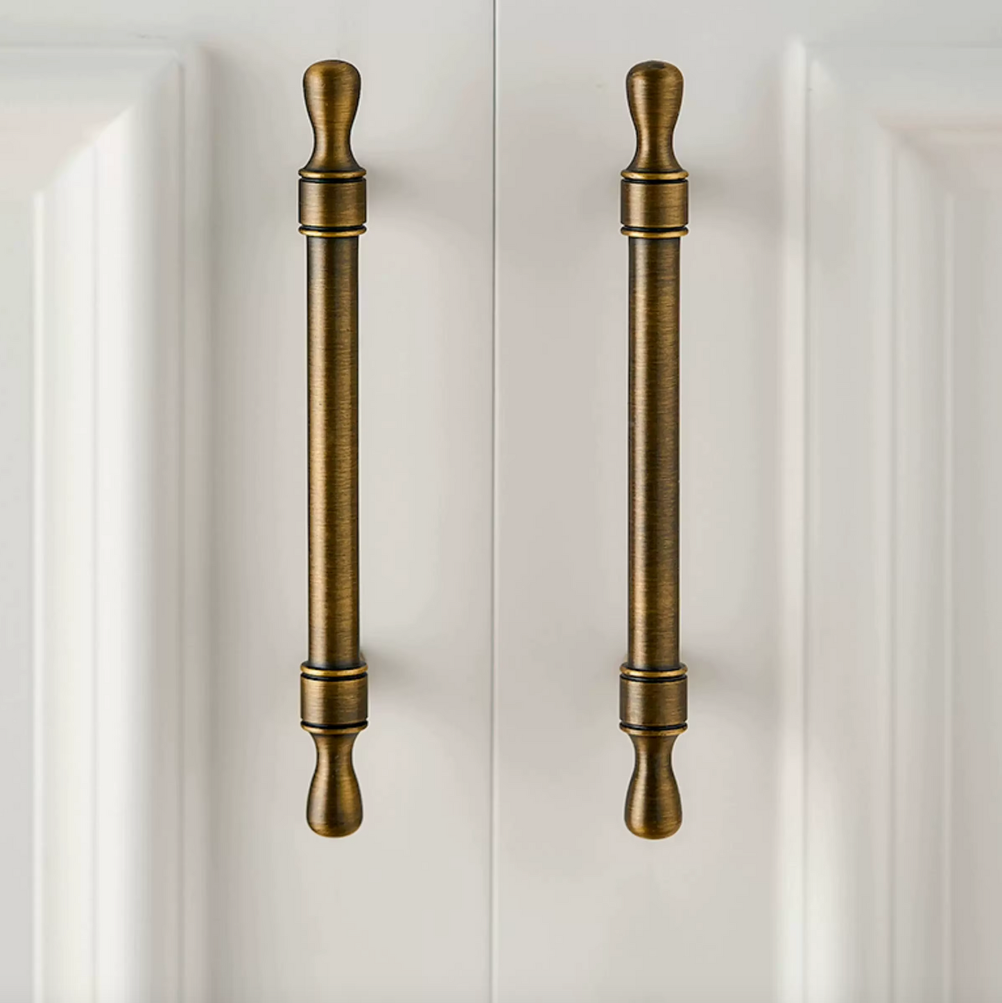 Cabinet Handles Water Droplet Collection Brushed Antique Brass