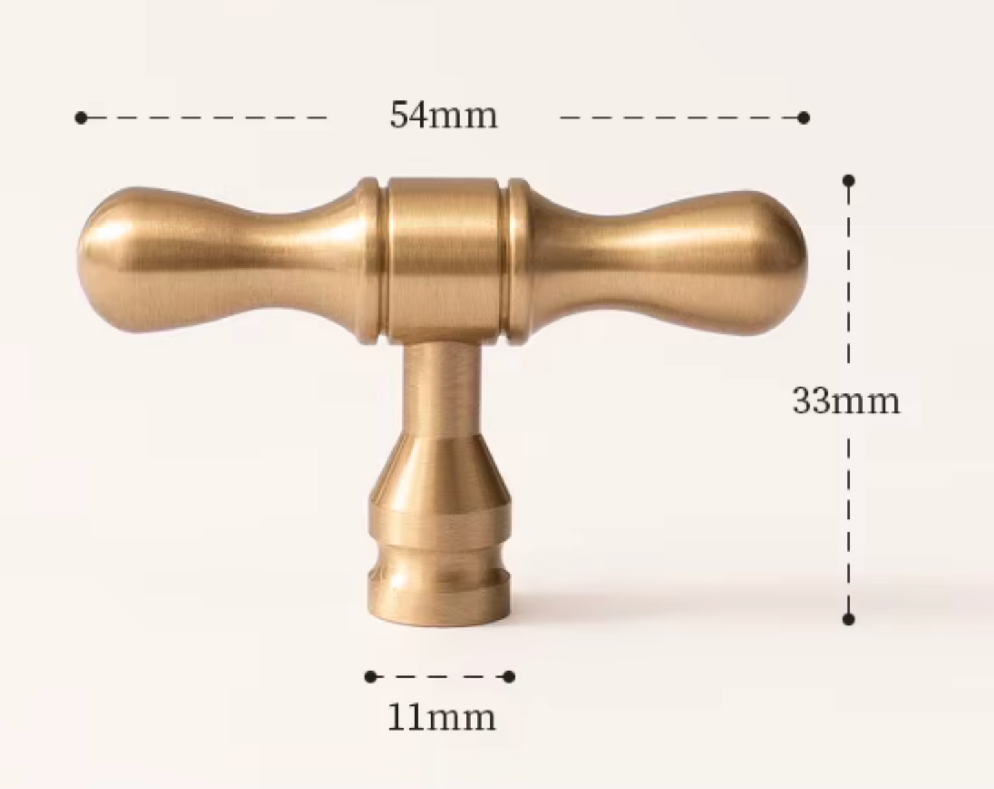 Cabinet Cup Handles Water Droplet Collection Brushed Brass