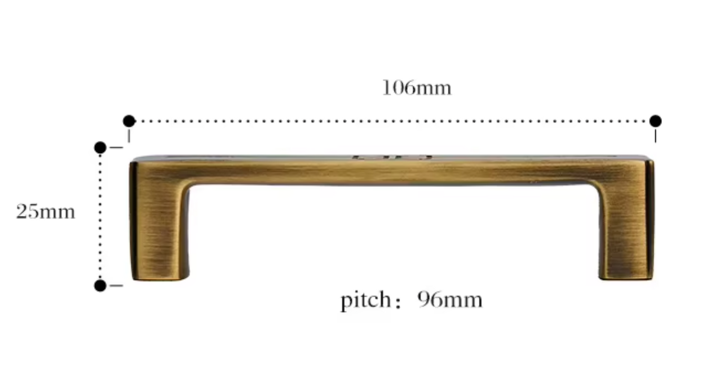 Cabinet Handles Celtic Collection Brushed Antique Brass