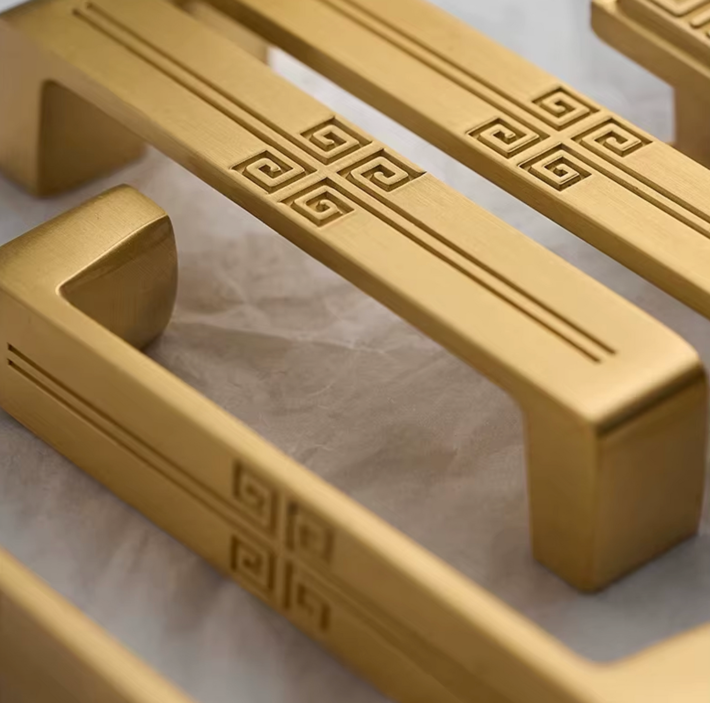 Cabinet Handles Celtic Collection Brushed Brass
