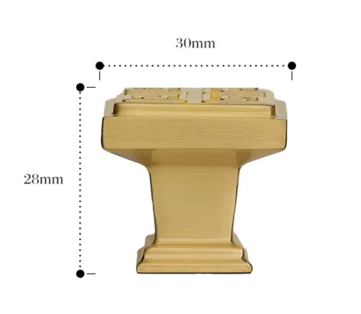 Cabinet Handles Celtic Collection Brushed Brass