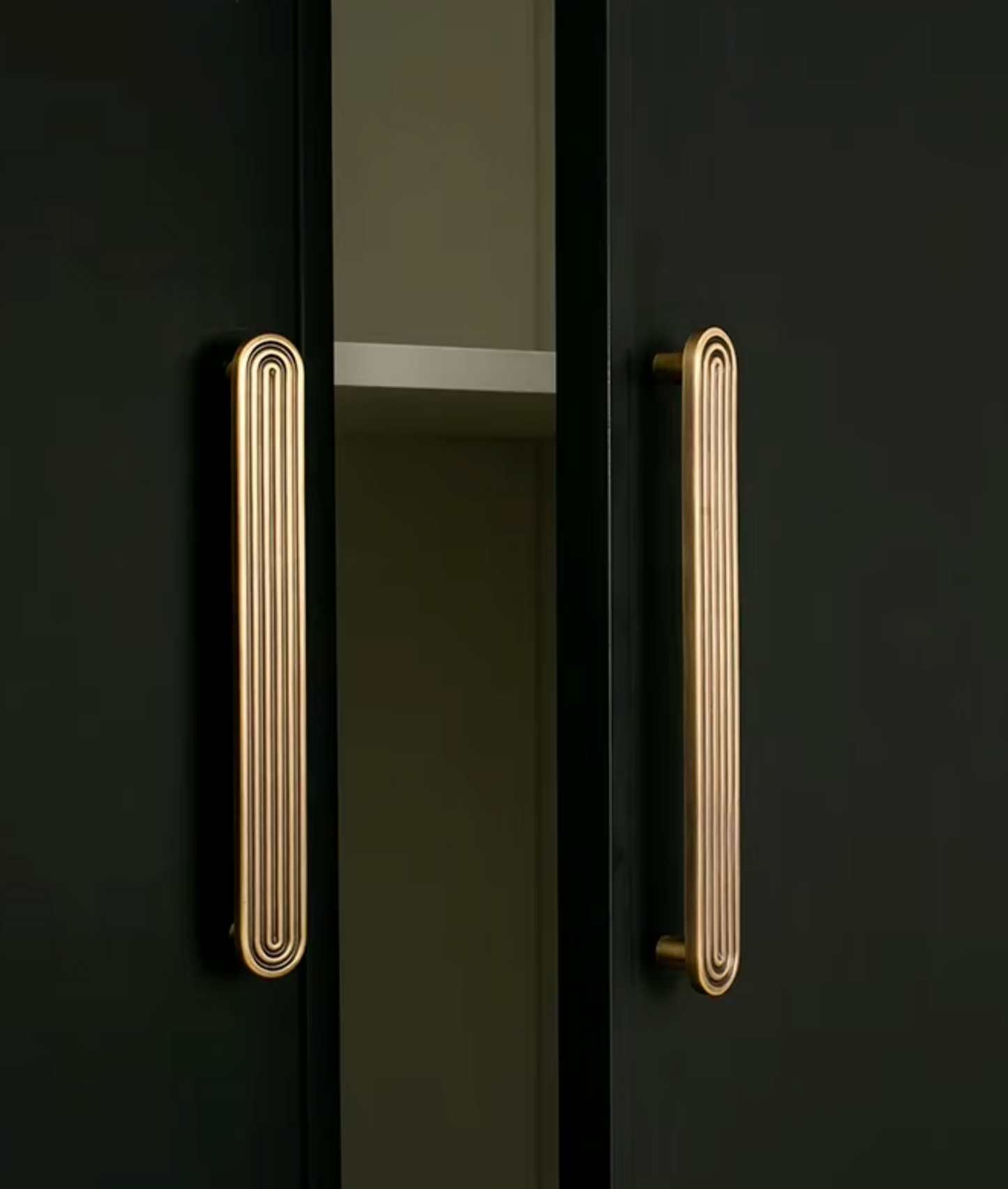 Cabinet Handle Nordic Slim Collection Antique Brass
