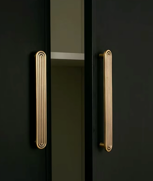Cabinet Handle Nordic Slim Collection Antique Brass