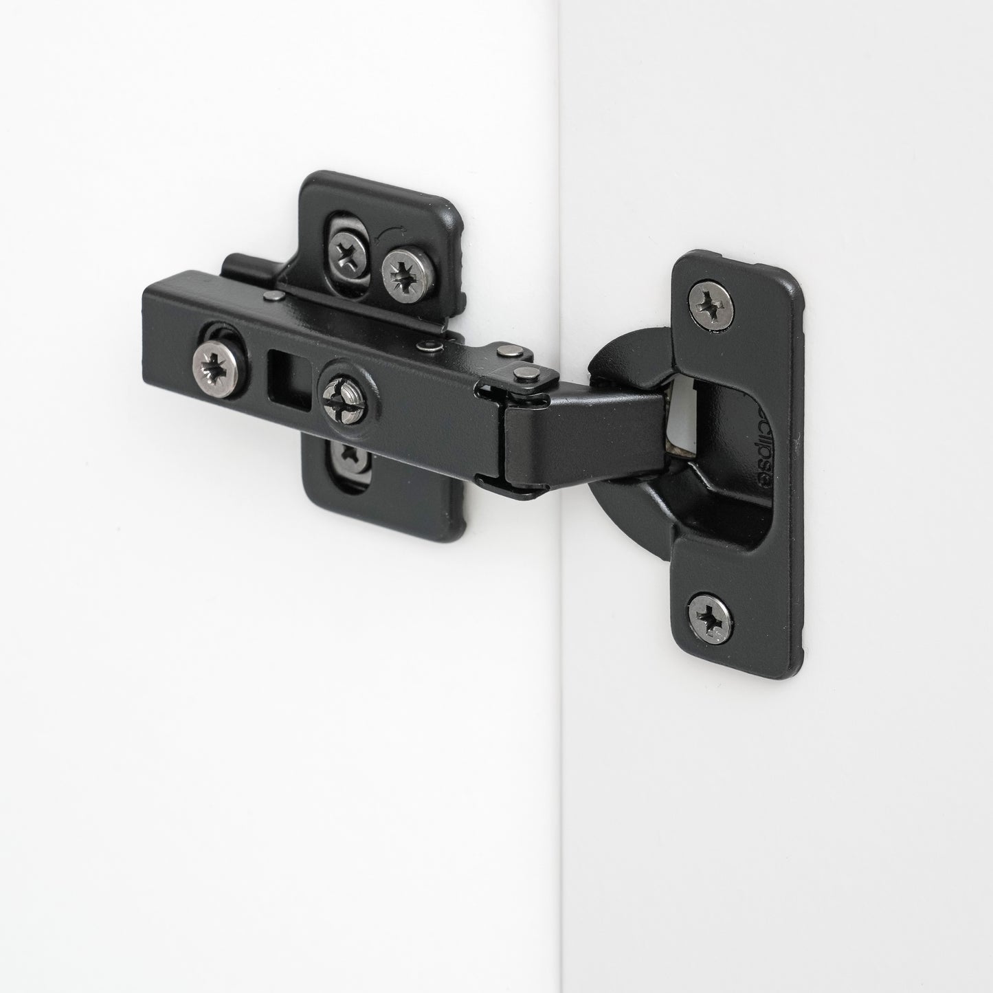Cabinet Hinge Soft Close 100° SATIN BLACK Full Overlay Set Two