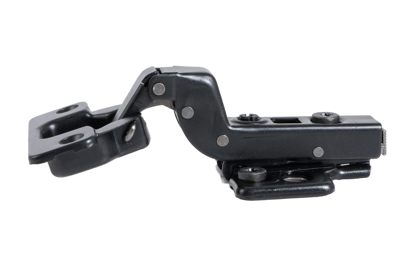Cabinet Hinge Soft Close 100° SATIN BLACK Inset Set Two