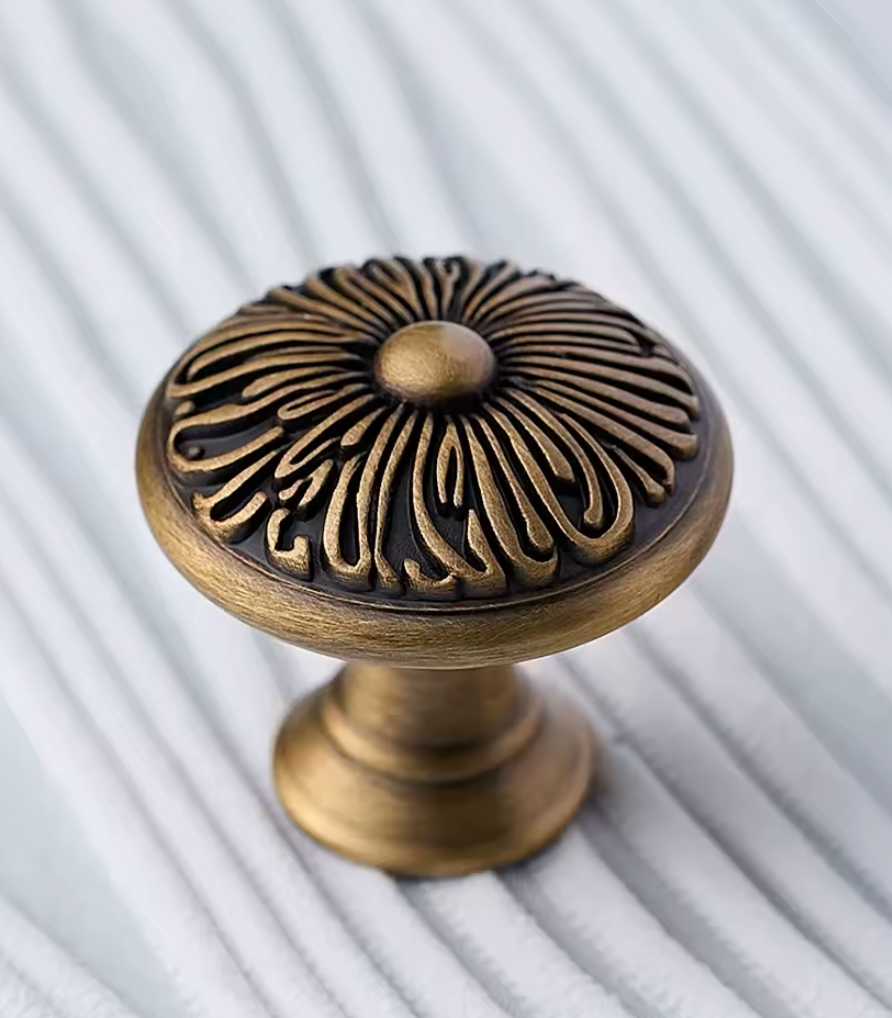 Cabinet Knob Bloom Flower Buds Collection
