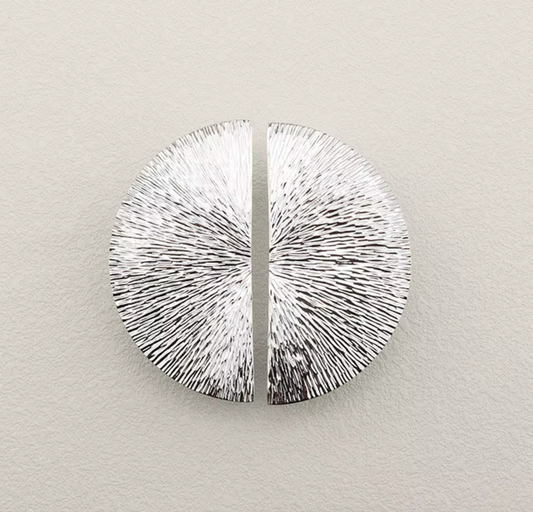Cabinet Knobs Radiant Arc Half-Moon Collection Polished Chrome