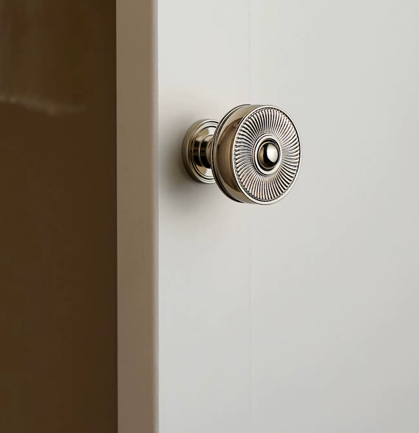 Cabinet Knob Radio Swirling Sunburst Collection
