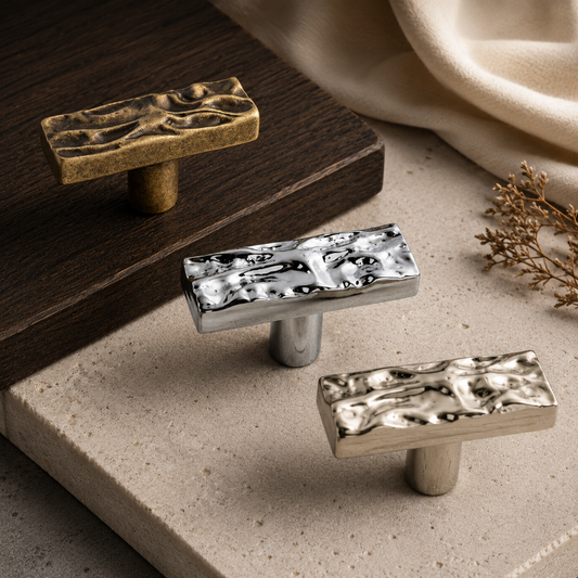 Cabinet Knob Sculpted Organic Collection