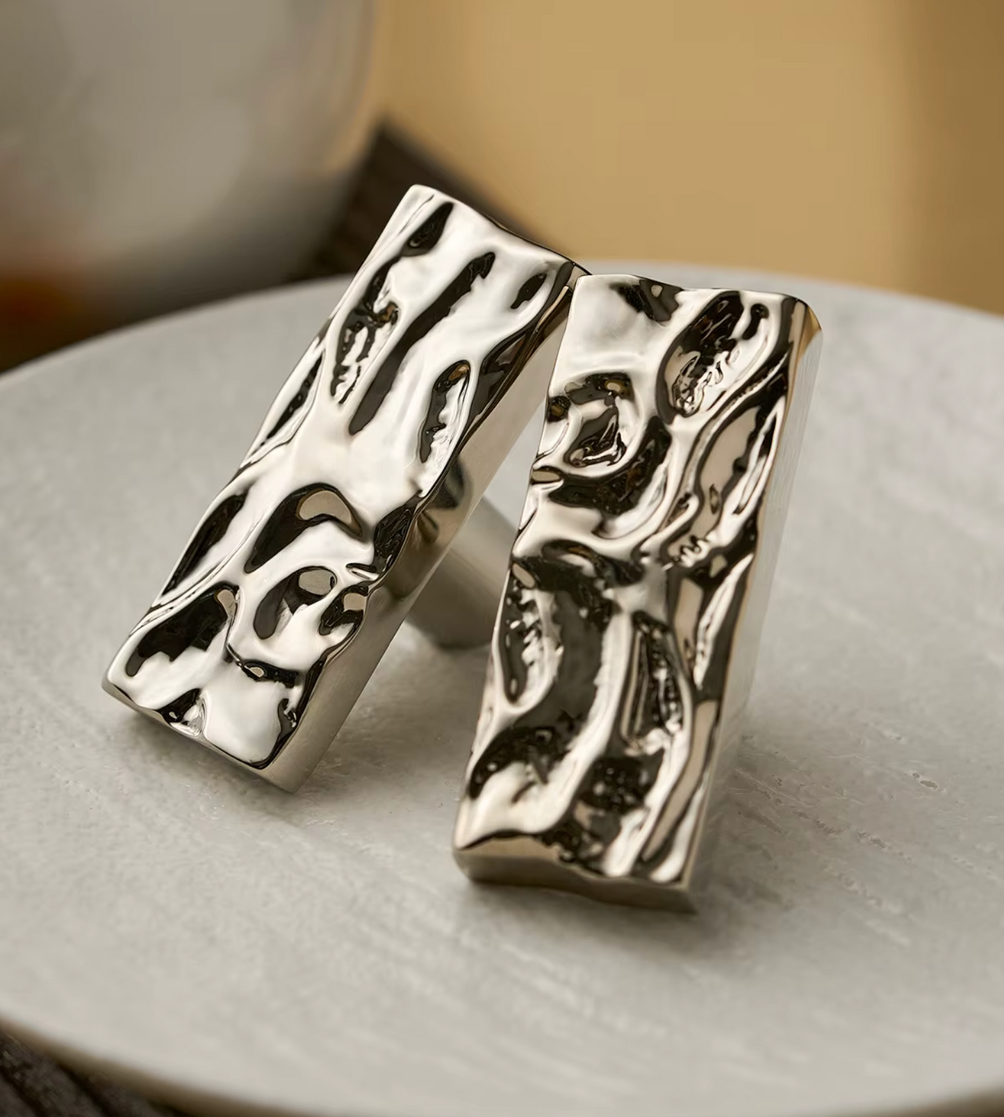 Cabinet Knob Sculpted Organic Collection