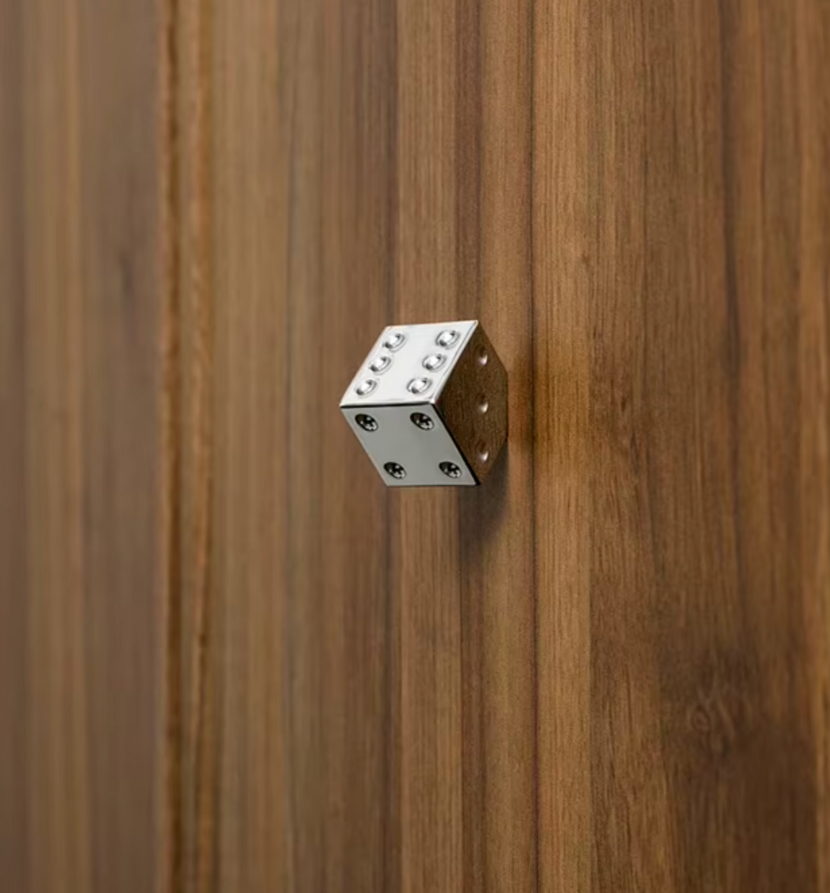 Cabinet Knob Game Dice Collection Solid Brass